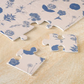 Vintage-Blumenillustrationsmuster Puzzle (Seite)