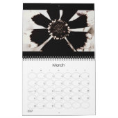 Vintage-Blumenkalender Kalender (Mär 2027)