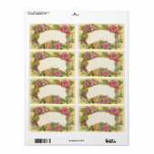 Vintage Blumenkerze oder Blechsteppel (Vorne)