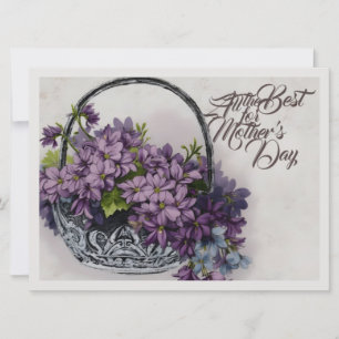 Vintage-Blumenkorb – Muttertagsblüte