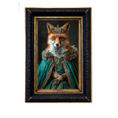 Vintage Blumenkrone Queen Fox Decoupage Seidenpapier