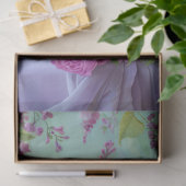 Vintage Blumenkuchendekoupage Seidenpapier (Geschenk)