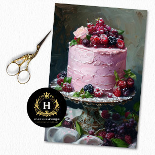 Vintage Blumenkuchendekoupage Seidenpapier