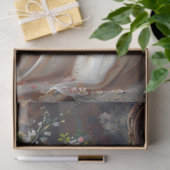 Vintage Blumenkuchendekoupage Seidenpapier (Geschenk)