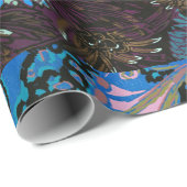 Vintage Blumenkunst Geschenkpapier (Rolleneckpunkt)