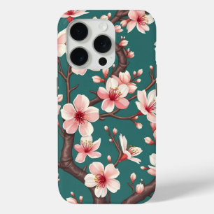 Vintage-Blumenkunst – Kirschblütenzweige Case-Mate iPhone Hülle
