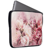 Vintage Blumenkunst Laptopschutzhülle (Vorne Rechts)