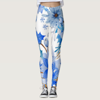 Vintage Blumenkunst Leggings