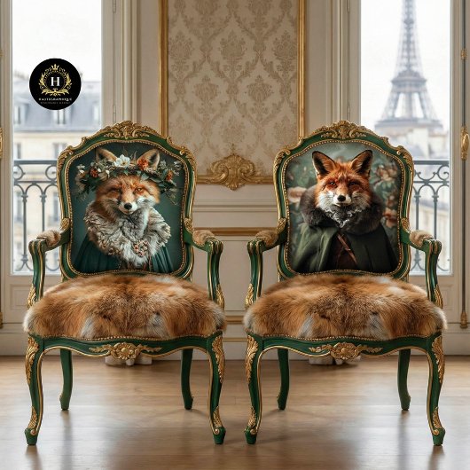 Vintage Blumenmädchen Marian Queen Fox Decoupage Seidenpapier