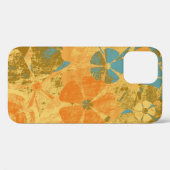 Vintage Blumenmode Case-Mate iPhone Hülle (Rückseite (Horizontal))