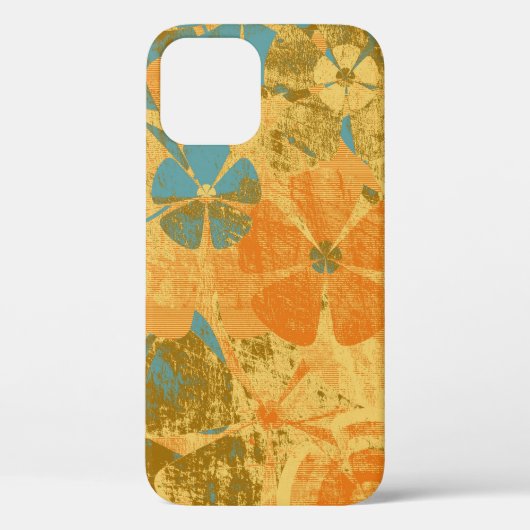 Vintage Blumenmode Case-Mate iPhone Hülle (Rückseite)