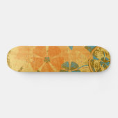 Vintage Blumenmode Skateboard (Horizontal)