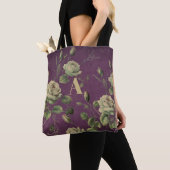 Vintage Blumenmonogramm Tasche (Von Nahem)