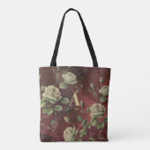 Vintage Blumenmonogramm Tasche (Rückseite)