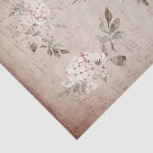 Vintage Blumenmusik Seidenpapier (Ausschnitt)