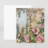 Vintage Blumenmuster (Vorne/Hinten)