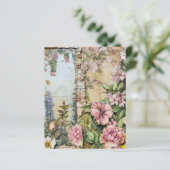 Vintage Blumenmuster (Stehend Vorderseite)