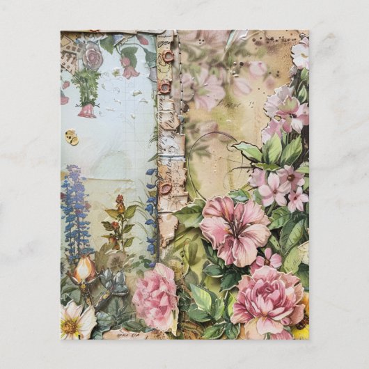 Vintage Blumenmuster (Vorderseite)