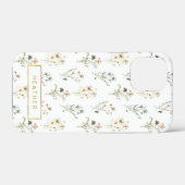 Vintage-Blumenmuster Case-Mate iPhone Hülle (Rückseite (Horizontal))