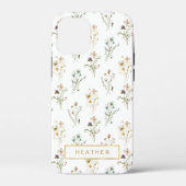 Vintage-Blumenmuster Case-Mate iPhone Hülle (Rückseite)