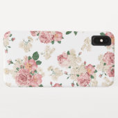 Vintage Blumenmuster Case-Mate iPhone Hülle (Rückseite (Horizontal))