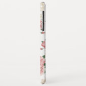 Vintage Blumenmuster Case-Mate iPhone Hülle (Hinten/Links)