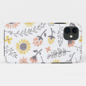 Vintage-Blumenmuster Case-Mate iPhone Hülle (Rückseite (Horizontal))