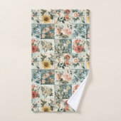 Vintage Blumenmuster-Design Badhandtuch Set (Handtuch)