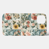 Vintage Blumenmuster-Design Case-Mate iPhone Hülle (Rückseite (Horizontal))