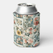 Vintage Blumenmuster-Design Dosenkühler (Kanne Rückseite)