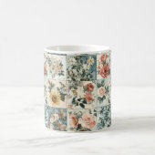 Vintage Blumenmuster-Design Kaffeetasse (Mittel)