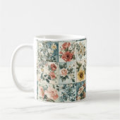 Vintage Blumenmuster-Design Kaffeetasse (Links)