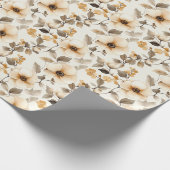 Vintage-Blumenmuster Geschenkpapier (Ecke)