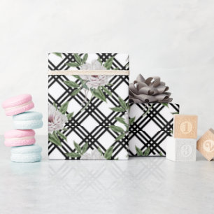Vintage-Blumenmuster-Geschenkpapier Geschenkpapier