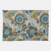 Vintage-Blumenmuster Geschirrtuch (Horizontal)