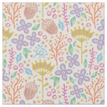 Vintage-Blumenmuster im Boho-Stil.