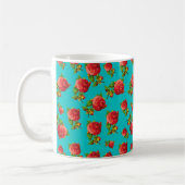 Vintage-Blumenmuster Kaffeetasse (Links)