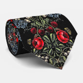 Vintage-Blumenmuster Krawatte (Gerollt)