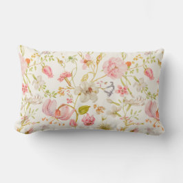 Vintage-Blumenmuster Lendenkissen