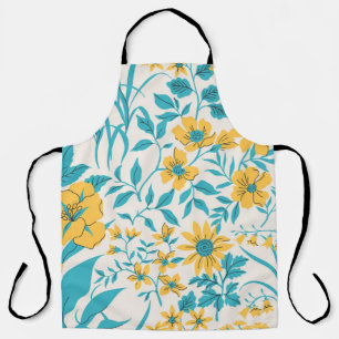 Vintage-Blumenmuster: Liberty-Motiv nahtlos Schürze