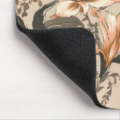 Vintage-Blumenmuster-Mauspad Mousepad (Ecke)