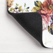 Vintage-Blumenmuster-Mauspad Mousepad (Ecke)