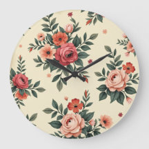 Vintage Blumenmuster mit klassischer Eleganz