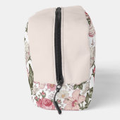 Vintage-Blumenmuster mit Rosen Waschbeutel (Rechts)