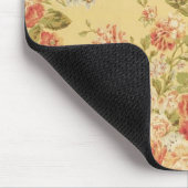 vintage Blumenmuster Mousepad (Ecke)
