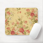 vintage Blumenmuster Mousepad (Mit Mouse)