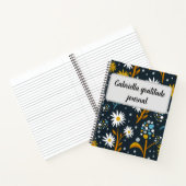 Vintage Blumenmuster Notizblock (Innenseite)