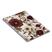 Vintage-Blumenmuster Notizblock (Rechte Seite)