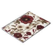 Vintage-Blumenmuster Notizblock (Linke Seite)