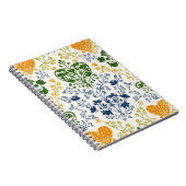 Vintage-Blumenmuster-Notizbuch Notizblock (Rechte Seite)